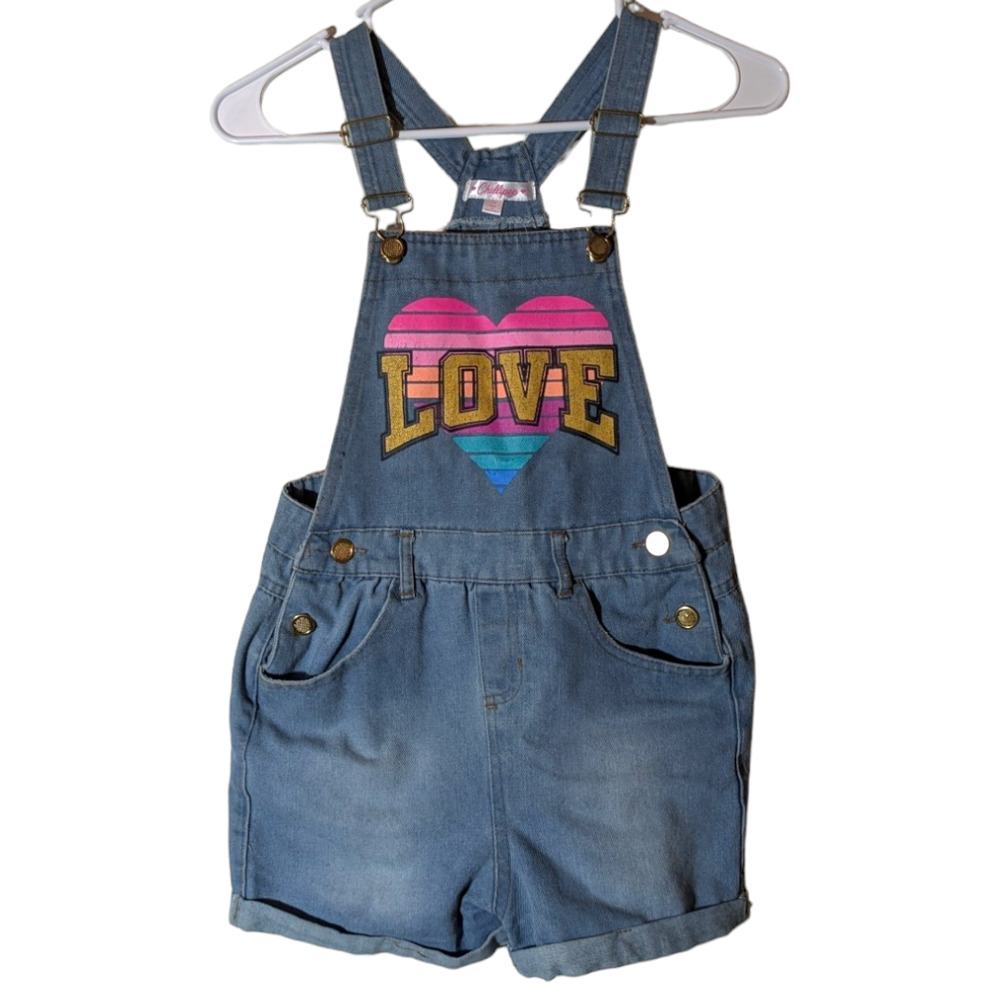Chillipop Girls Bib Shorts "Love"